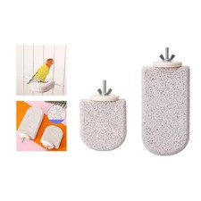 Bird Teeth Chewing Toy Paw Grinding Sticks Jumping Stand Grinding Stone Cage