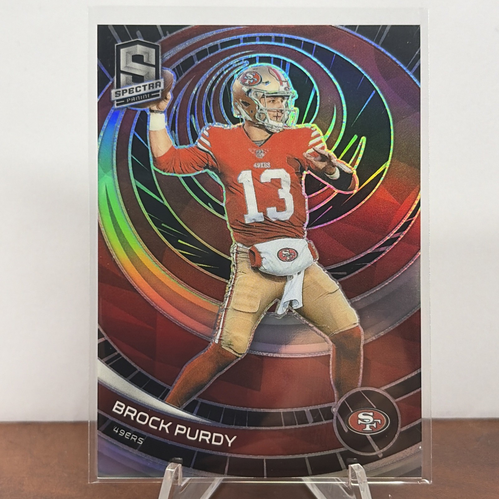 2023 Panini Spectra - Brock Purdy #84 Hyper Prizm /75