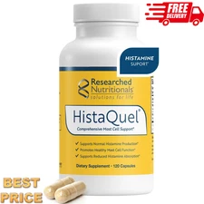 Researched Nutritionals HistaQuel Mast Cell & Histamine Support – 120 Capsules.