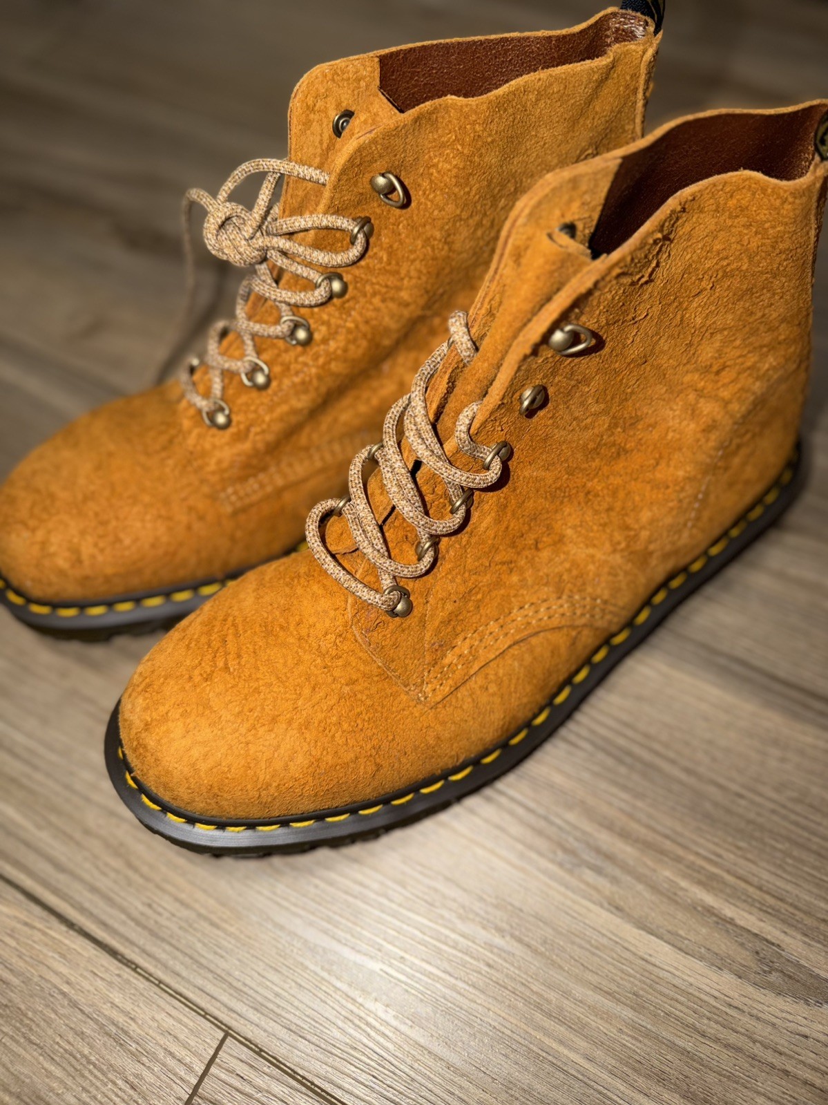 Dr.Martens 1460 Pascal Made In England Emboss Suede Men’s 14 NIB $300 Sold Out image 2