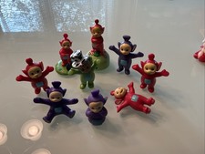 Lot Of Nine Teletubbies Figurines