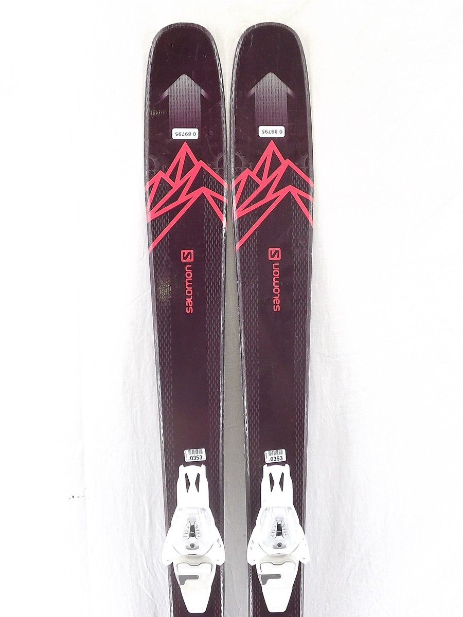 サロモン SALOMON QST MYRIAD 85 161cm 19-20 Salomon QST Myriad 85 Used Wmns Skis w/Bindings 161cm
