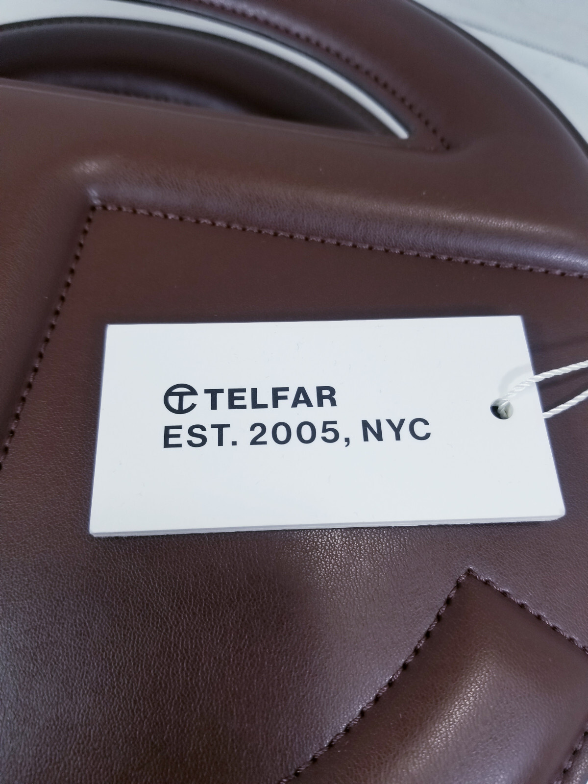Telfar Round Circle Bag - Chocolate — image 9