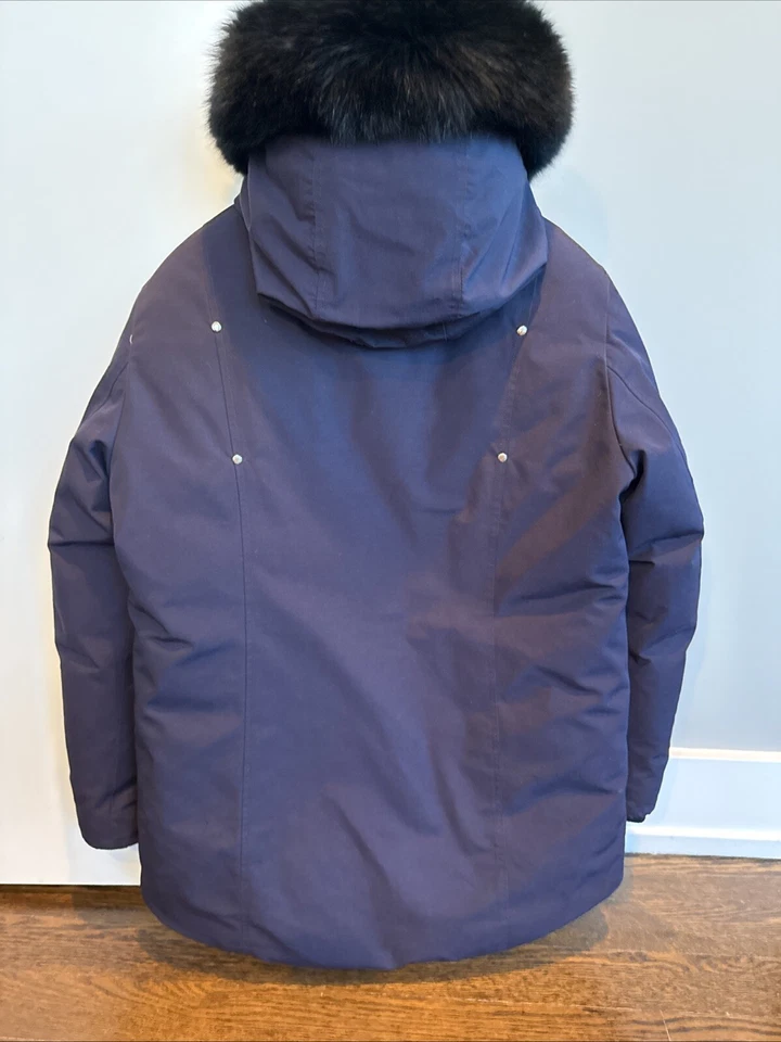 Moose Knuckles Niños Grande Unisex Original Bomber Piel Talla XL en Púrpura Oscuro Foto 4 de 4