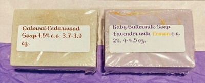 Set A - Choose Two or Three Pack Soaps Lavender Very Vanilla Black Raspberry