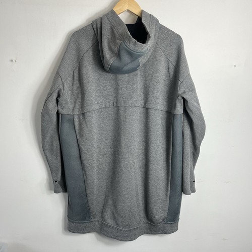 Sudadera con capucha Nike Tech polar cremallera completa para mujer XL gris - Imagen 2 de 7
