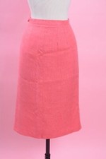 Vtg 80s Casablanca Peach Pencil Skirt Sz 6
