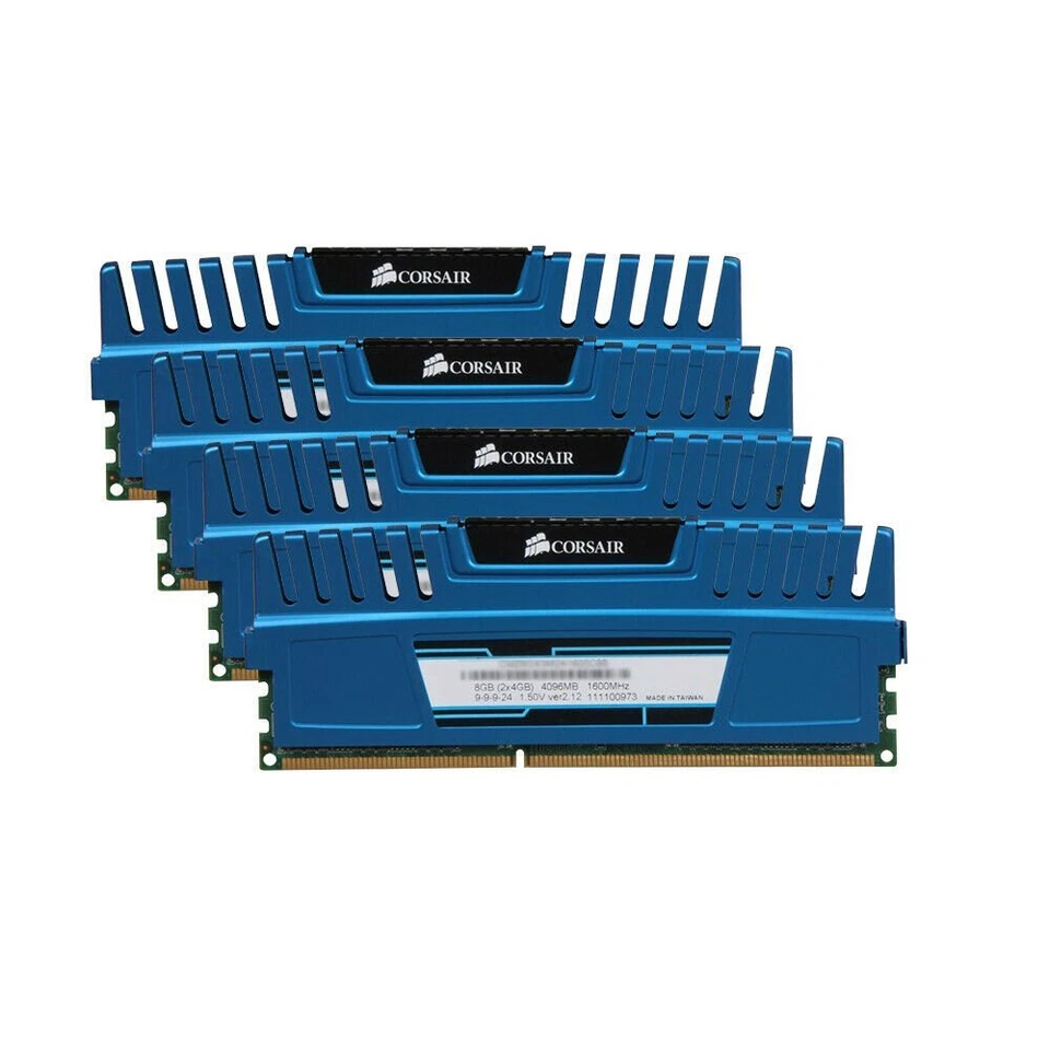Corsair Vengeance 16GB (4x 4GB) 8GB (2x 4GB) DDR3 1600MHz CL9 Memory 3 Color Lot - Image 3 of 4