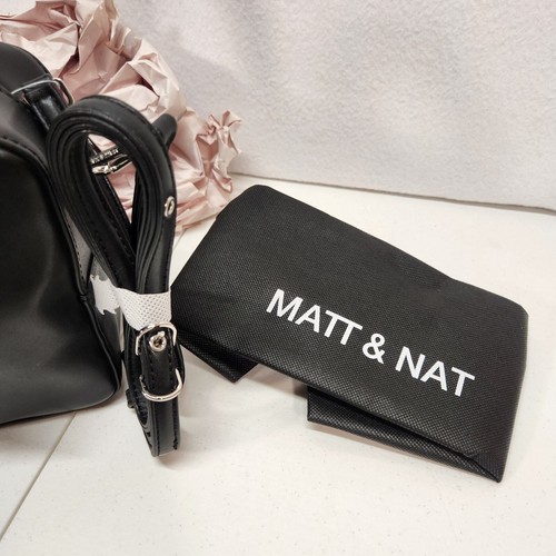 Matt & Nat MITSUKO MINI BOWLING BAG Silver Hardware NWT - Picture 10 of 10