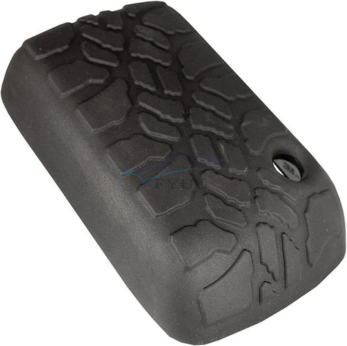 For 1997-2006 Jeep Wrangler TJ Center Console Armrest Pad Cover Black Tire Tread - Picture 6 of 11