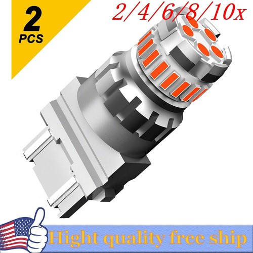 3157 LED Strobe Brake Stop TailLight bulb Red forChevy Silverado 1500 99-13 2/4X - Picture 2 of 21