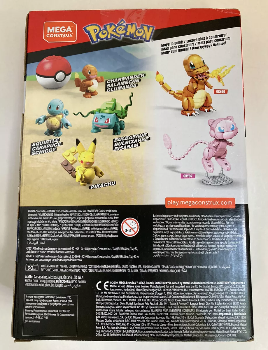 Figurine Articulée Salamèche Mega Construx Pokémon - Figurines Pokémon  Mattel