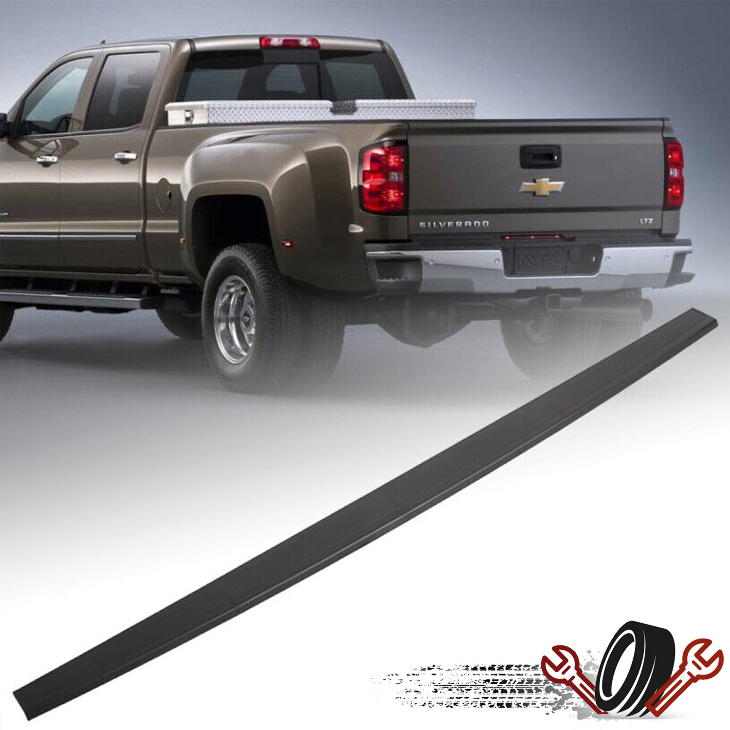 Fits Chevy Silverado 1500 1418 Tailgate Protector Cap Molding Cover