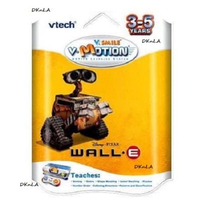 Disney Pixar's Wall-E  Vtech Vsmile V-Motion Active Learning System (Game)   NEW