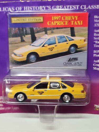 Johnny Lightning Classic Gold, 1997 Chevy Caprice Taxi 1:64 Limited Die-Cast - Picture 1 of 3