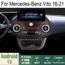 Car Android Gps Navigation Wifi 12.3" For Mercedes-benz Vito 16 21 Carpaly Radio
