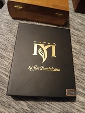 La Flor Dominicana "M" TCFKA Empty Wooden Cigar Box 8" x 6.5" x 1.5"