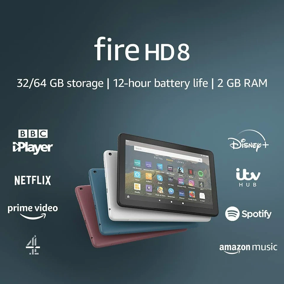Amazon Fire HD 8 32 GB, Wi-Fi, 8 in Black 7th Generation with Special Offer - Image 3 of 3