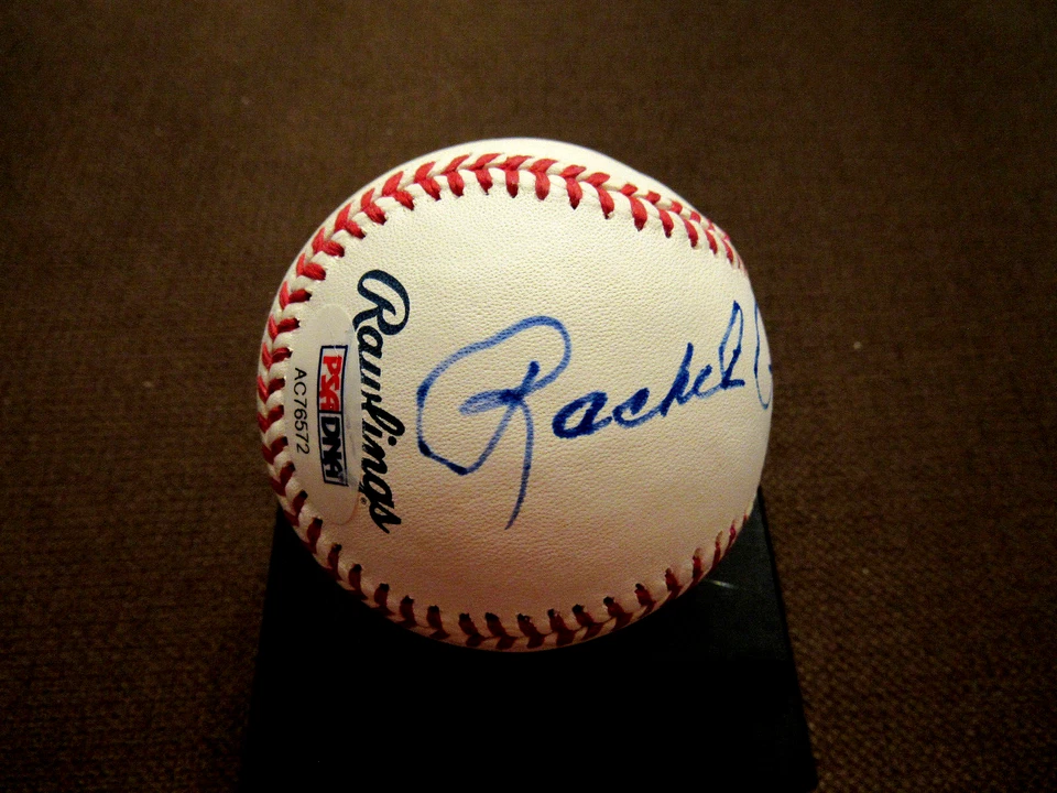 RACHEL ROBINSON JACKIE ROBINSONS WIFE DODGERS HOF SIGNED AUTO OML BASEBALL PSA - Image 2 of 4