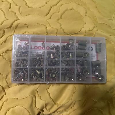 Metric Rivet Nuts Assortment Kit 200Pcs - M3 M4 M5 M6 M8 M10 Threaded Rivet