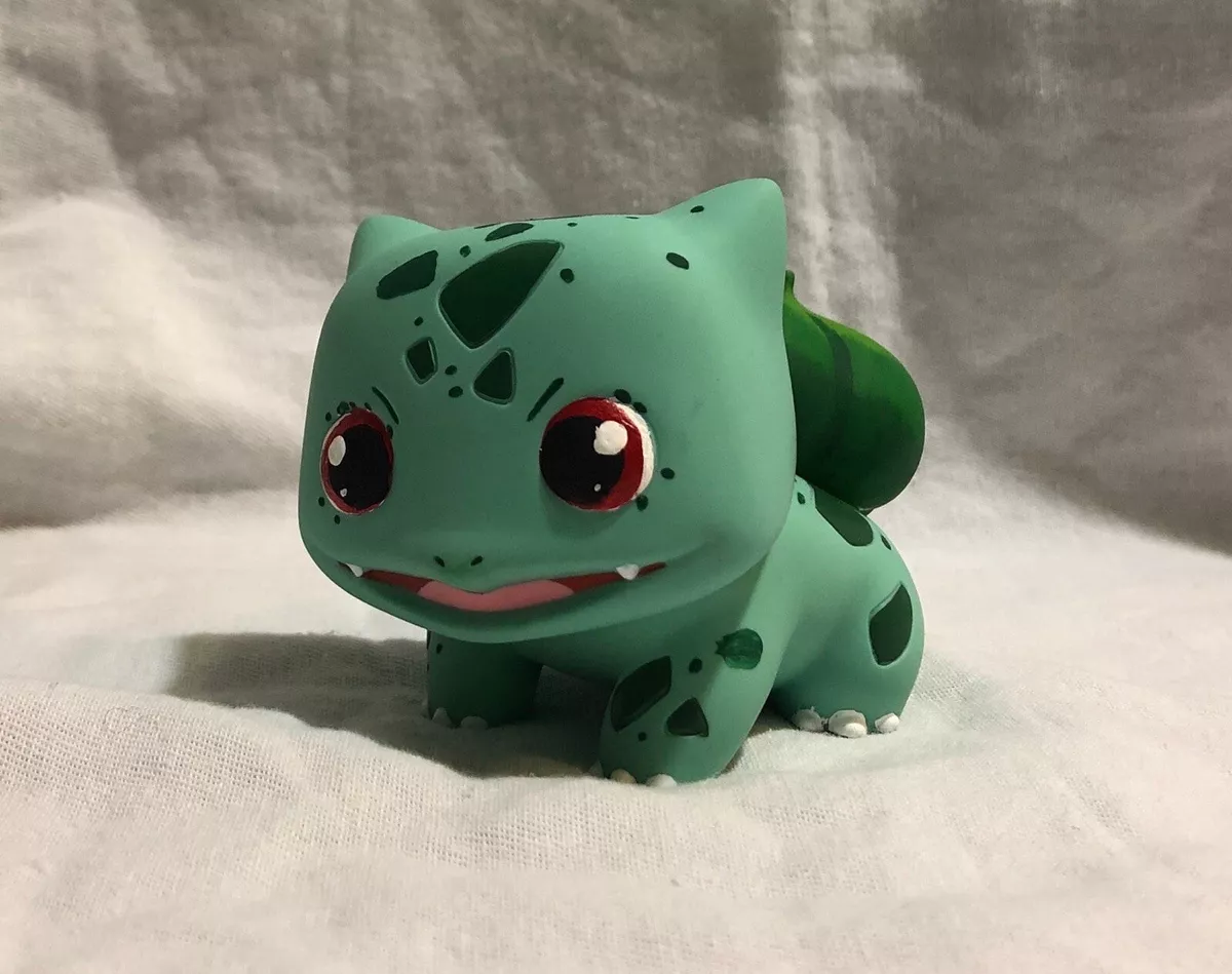 Painted Trading Card PRINT Bulbasaur 