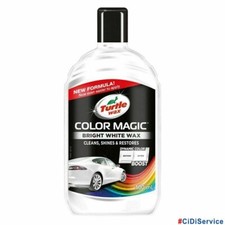 Polish Cire Coloré Blanc 500ml Turtle Wax Couleur Magic Poli Améliore Couleur