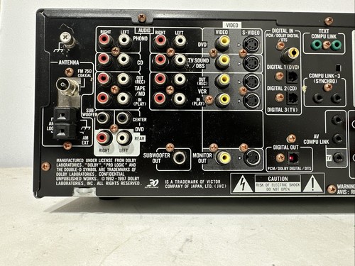 JVC RX-7000V Audio/Video Control Receiver Ac 120V 60HZ 320 Watt Free Shipping - Picture 8 of 11