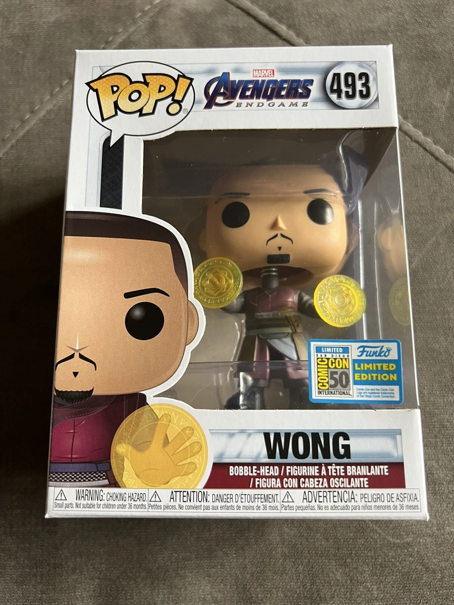 2019 SDCC Exclusive Wong #493 (Marvel Avengers Endgame) Funko Pop Vaulted