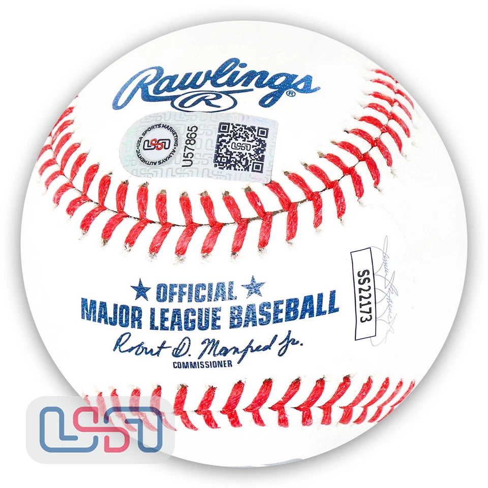 Vladimir Guerrero Jr. / Sr. Doble Firmado "Debut MLB" Béisbol MLB EE. UU. SM JSA Foto 4 de 4