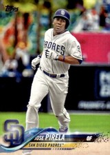 2018 Topps #284 Jose Pirela San Diego Padres
