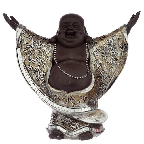 Buddha Figur 20cm buddafigur feng shui Chinesisher Glücksbuddha budda Happy Mönc - Bild 1 von 4
