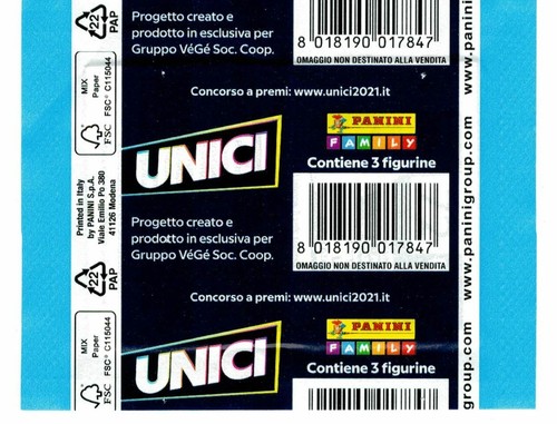 SEALED PACKET PANINI CALCIATORI UNICI 2021 EXCLUSIVE COLLECTION ITALY EURO 2020 - Picture 2 of 3