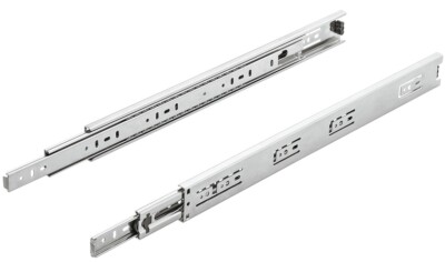 (50 Count) Hafele 432.21.552 Full Extension 100-lb Ball Bearing Drawer Slides