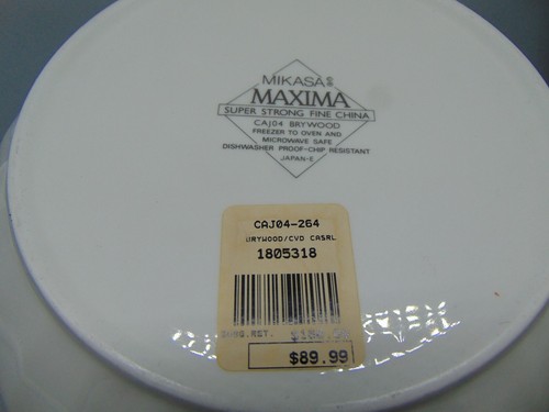 Mikasa Maxima Brywood 2 Qt. Covered Casserole NEW - Picture 5 of 5