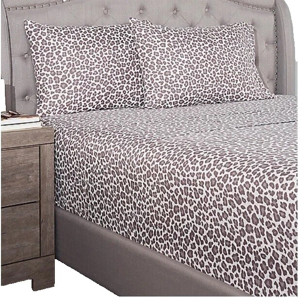 Hojas de Cama Marrón Estampado Animal