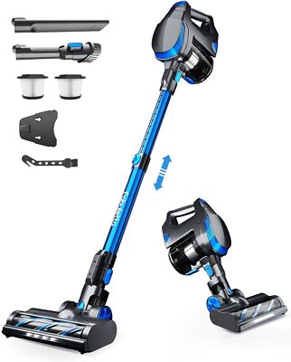 FABULETTA Cordless Vacuum Cleaner, 29.6V 8*2500 mAh Stick Vacuum Cordless