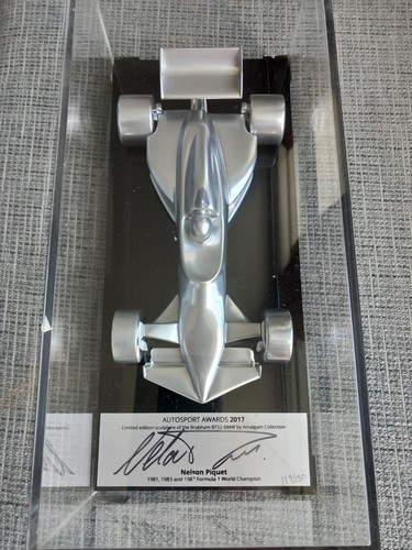 f1 Autosport Awards Brabham BT 52 Amalgam 1/18 Nelson Piquet firmato - Foto 1 di 4