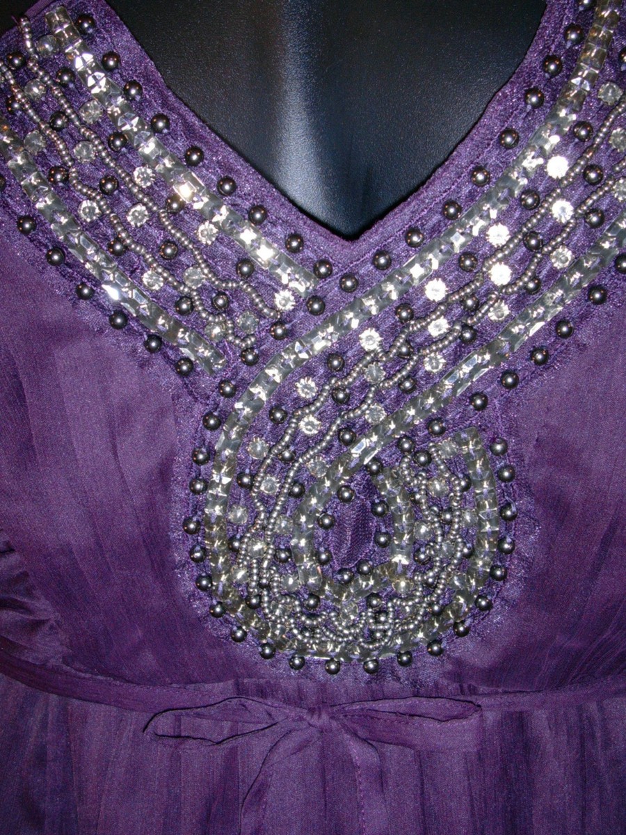 purple sequin maternity dress Oscar Purple Satin Maternity Gown for Photo Shoot and Baby Showers S