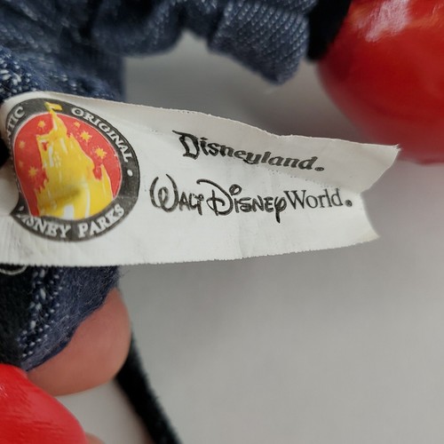Disney Mickey Mouse I Love You Plush Red Heart Disneyland Walt Disney World - Picture 4 of 17