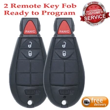 2 For 2014 2015 2016 2017~2023 Jeep Cherokee Keyless Remote Key Fob  GQ4-53T 4A