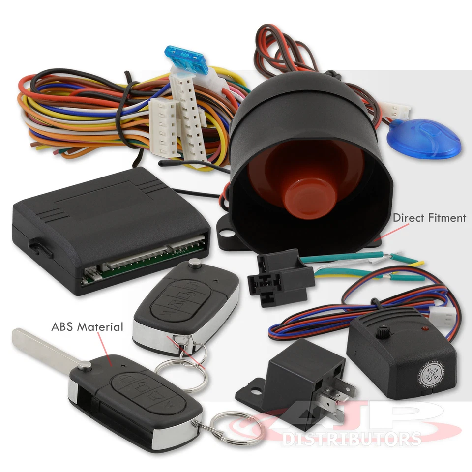 JDM Car Alarm Security System Entry Remote Transmitters w/ Flip Keys For Mazda - Image 3 of 4