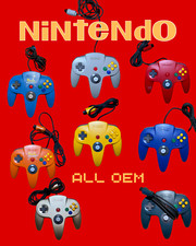 Official Nintendo 64 Controller AUTHENTIC   OEM N64 Remote Original NUS-005