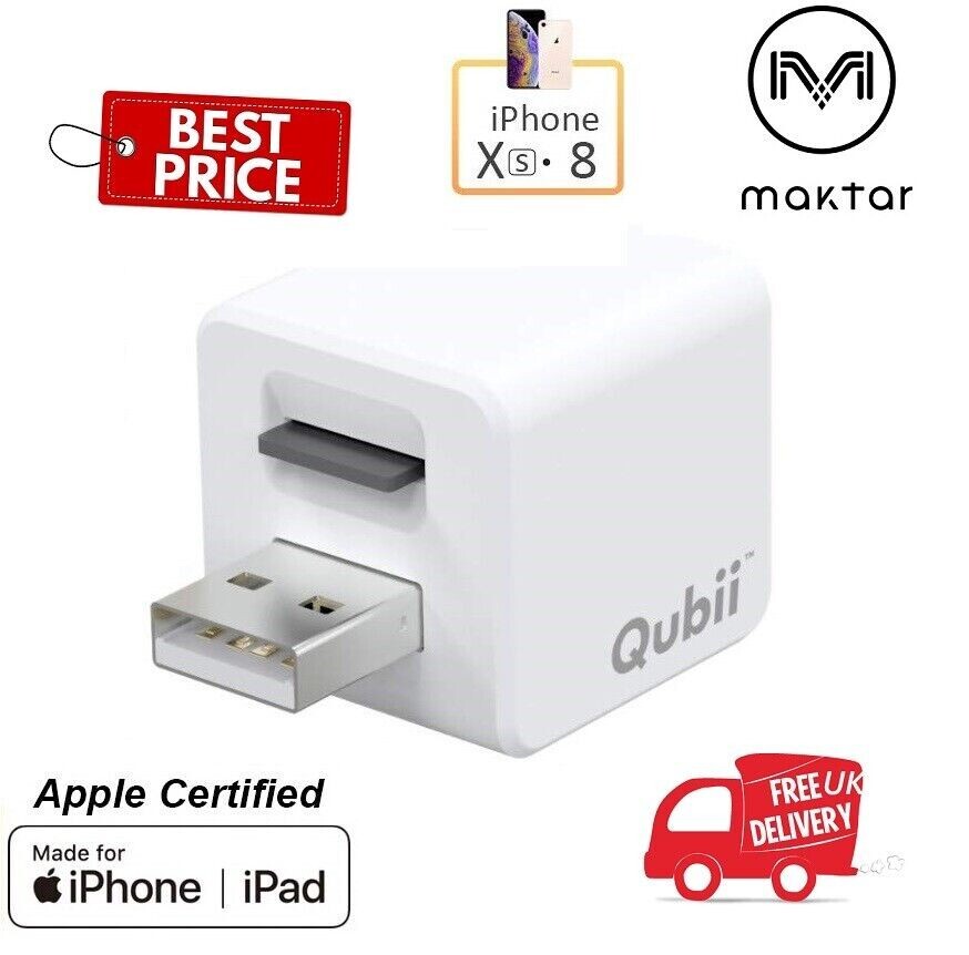 Ｍaktar Qubii Pro Maktar Qubii Pro Auto Backup and Fast Charge for iPhone and iPad