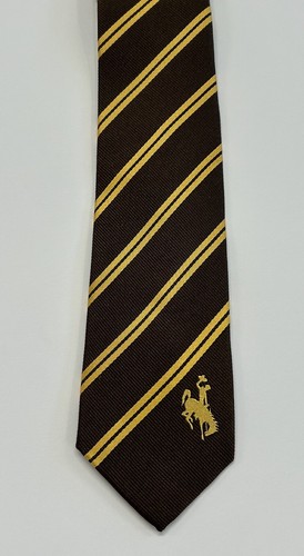 Statesman Ties University of Wyoming Cowboys UW WY Skinny 2.5” Personalized Tag - Picture 4 of 19