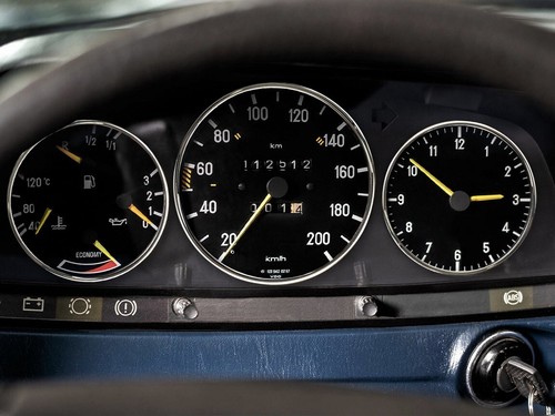 For Mercedes W123 76-85 Dashboard Gauge Dash Chrome Dial Aluminium Rings x3 - Picture 7 of 10