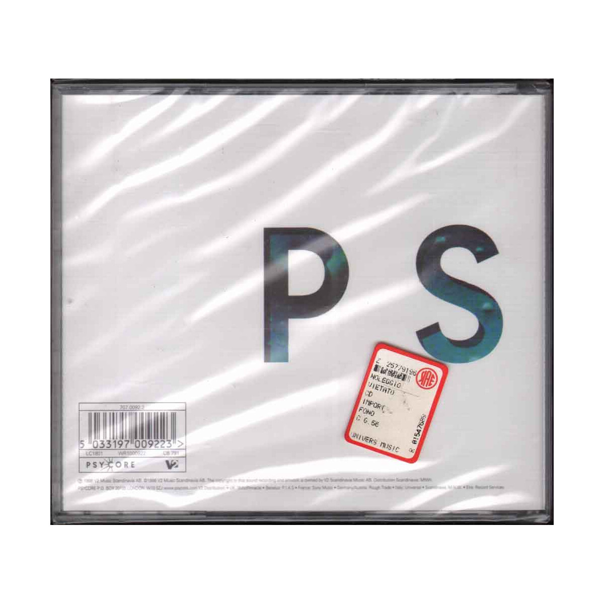 Psycore CD Your Problem / V2 ‎VVR1000922 Sealed 5033197009223