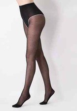 3 Pack Oroblu Sheer Tights Eco Sneakers 20 den recycled Yarn polka dot pattern