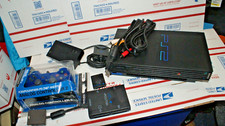 Sony PlayStation 2 FAT Console SCPH-30001 Controller Memory Card Network Camera 