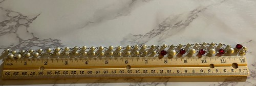 Vintage Pink & green Crafting Jewelry Parts Repair Harvest Beads JW-33 - Picture 5 of 8