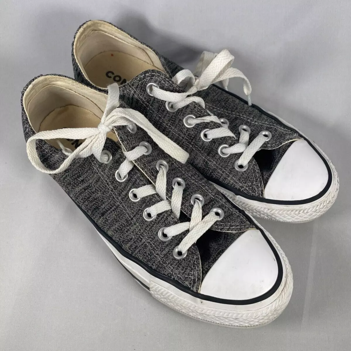 Heather clearance gray converse